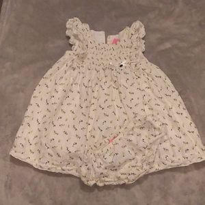 Adorable 18M floral print dress with bloomers